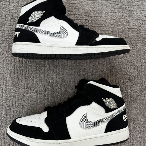 Jordan Brand × Nike Air Jordan 1 Mid Melo SE “Equality” Sneakers - Size 12 - Picture 5 of 6